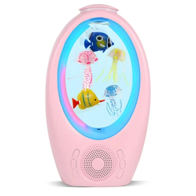 带蓝牙音箱的水母氛围灯